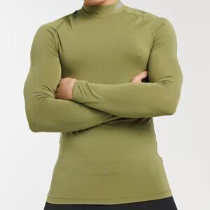 Long-Sleeve Crew Neck Compression Shirt